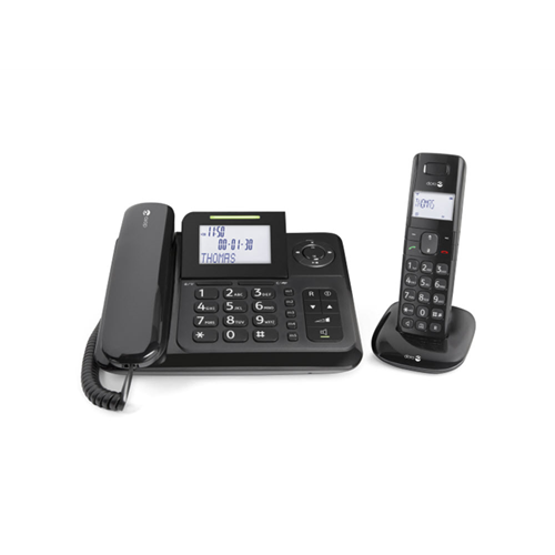 Doro CF-4005 BK 6052 - Combo Fixed+Dect phone